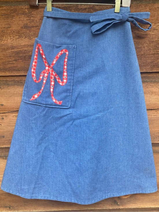 Pick A Pocket Dresses & Skirts - Denim A-Line Wrap Skirt with Pocket